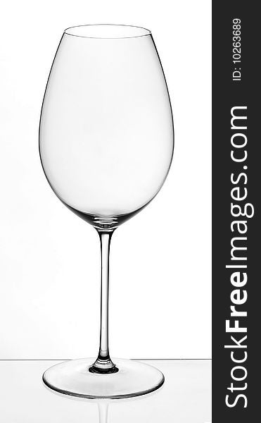 Isolated wine glass type chianti. Isolated wine glass type chianti