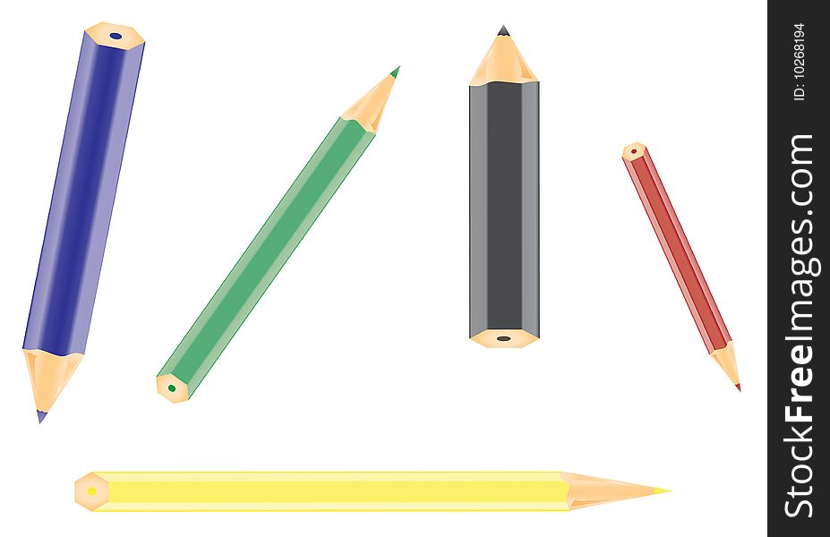 Color Pencils  Illustration