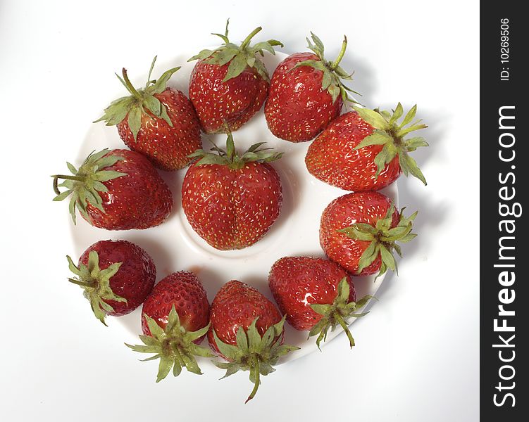 Fresh And Tasty Strawberries
