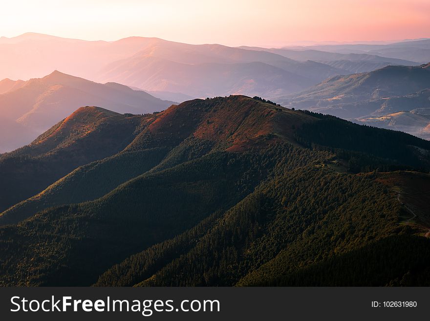 Ridge, Sky, Mountainous Landforms, Mountain