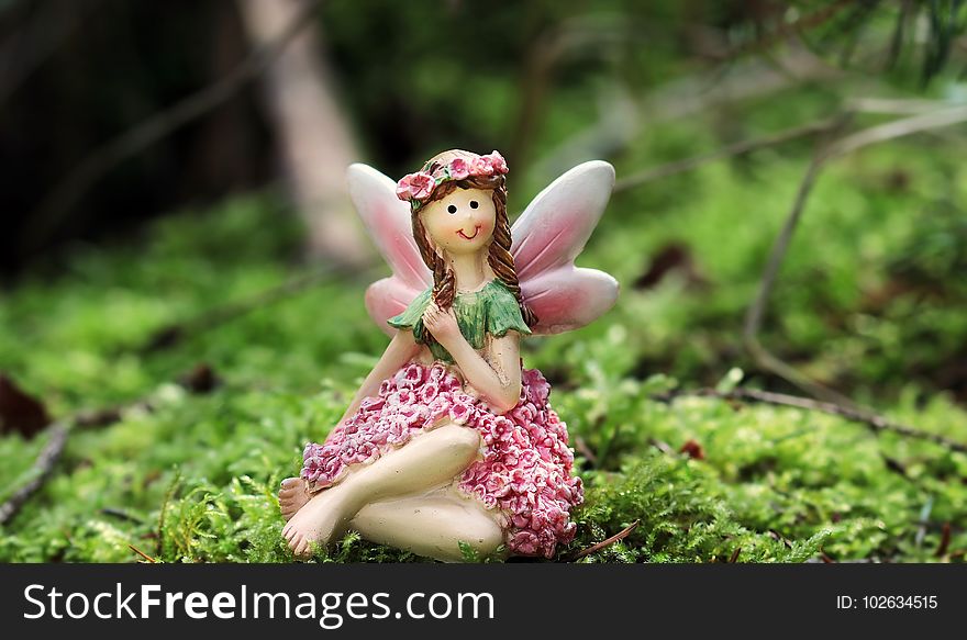 Grass, Fairy, Figurine