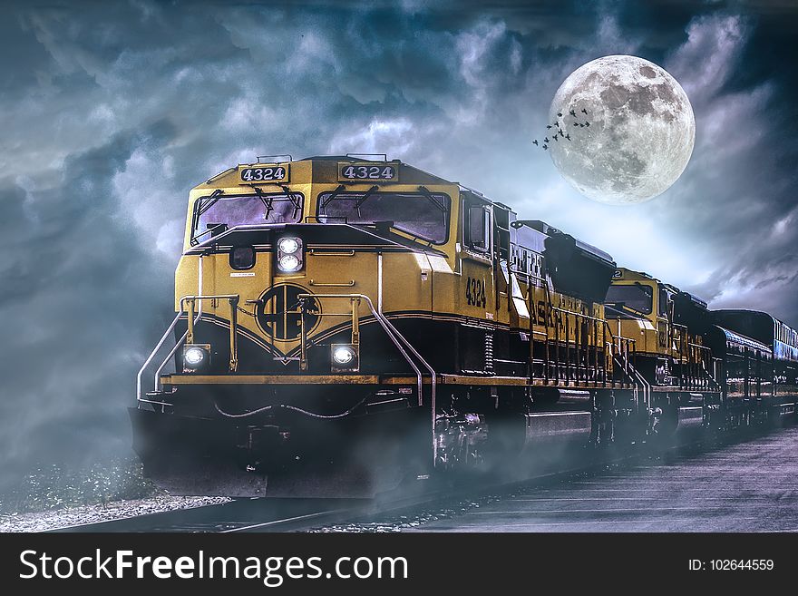 Mode Of Transport, Transport, Sky, Locomotive