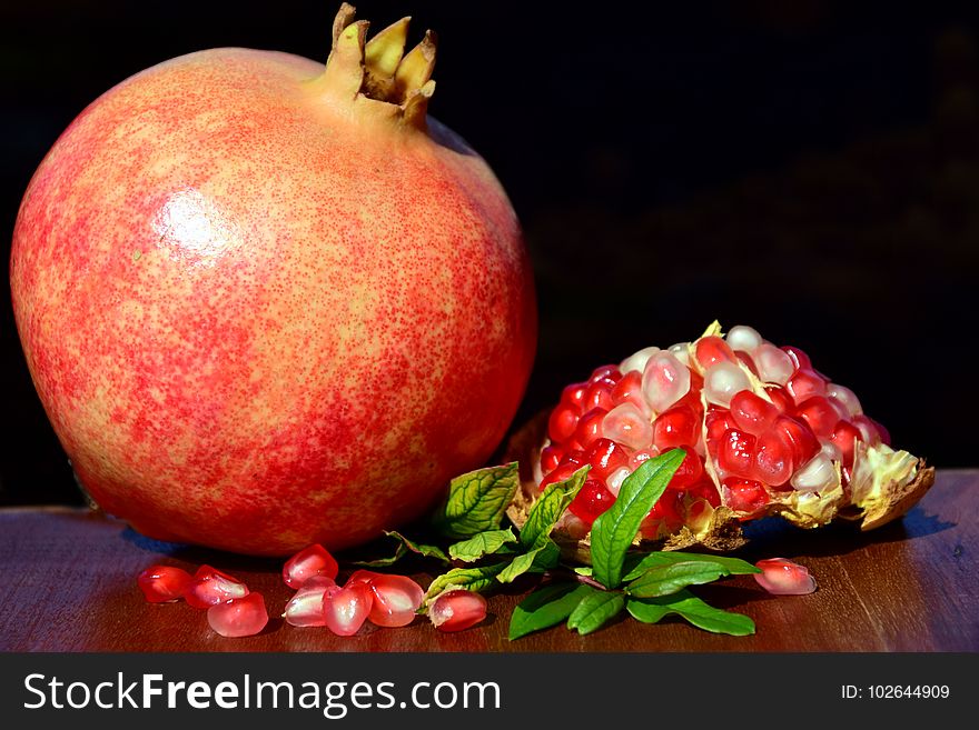 Pomegranate, Fruit, Natural Foods, Food