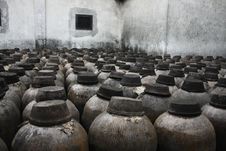Some Ceramic Tanks Of Distilled Spirit Stock Images Some Ceramic Tanks Of Distilled Spirit Stock Images