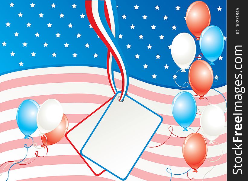 American independence day card