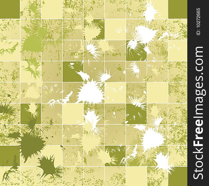 Abstract grunge mosaic tiles illustration. Abstract grunge mosaic tiles illustration