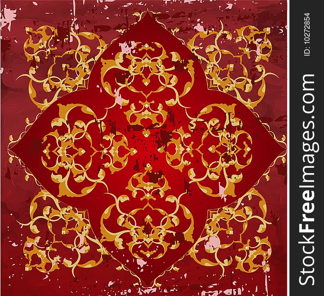 Traditional ottoman turkish seamless tile design