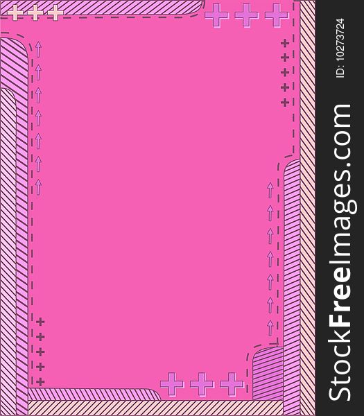 Vector illustration of a abstract background in pink colors