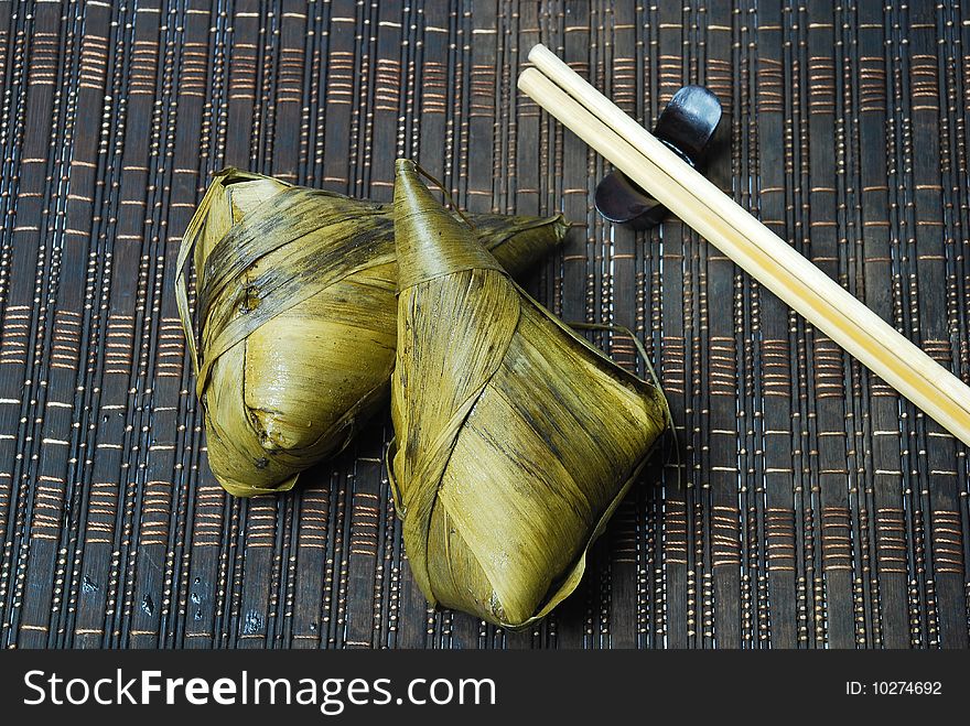 Traditional food Rice dupling from China. Traditional food Rice dupling from China