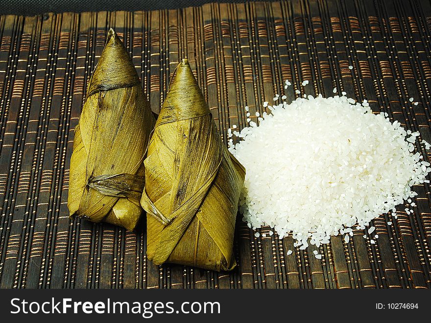 Traditional food Rice dupling from China. Traditional food Rice dupling from China