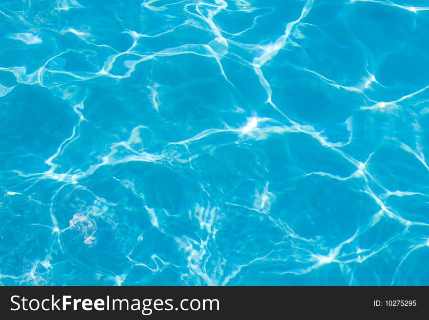 Blue water abstract background, pool. Blue water abstract background, pool