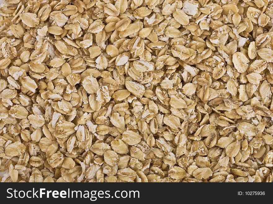 Closeup of oatmeal can use as background