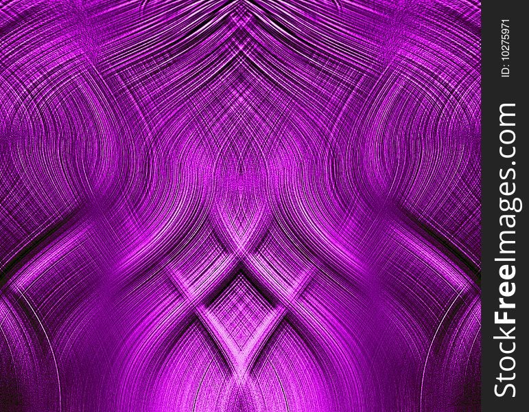 Fantastic violet interlocking threads of relief