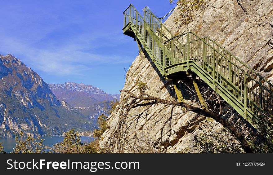 Mountainous Landforms, Mountain, Mountain Range, Sky