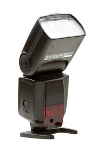 Camera Flash Isolated On White Royalty Free Stock Photography Camera Flash Isolated On White Royalty Free Stock Photography