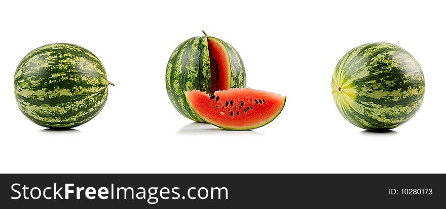 Water Melon Isolated on white background