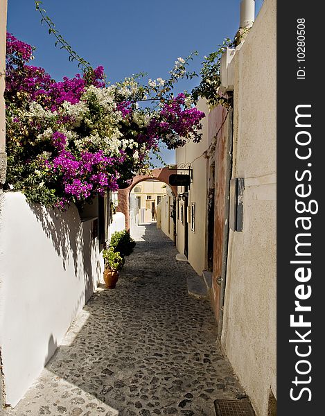 A greek passage roaming through a small greek village
