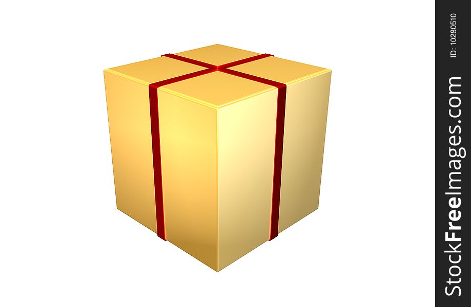 3d image of a box.