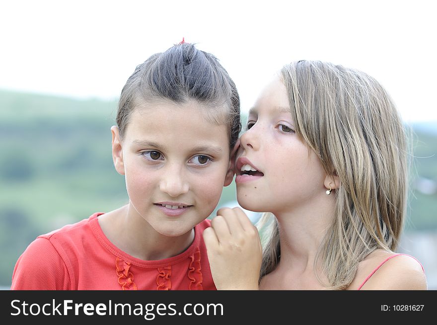 Beautiful girls in vacation playing and having fun. Beautiful girls in vacation playing and having fun