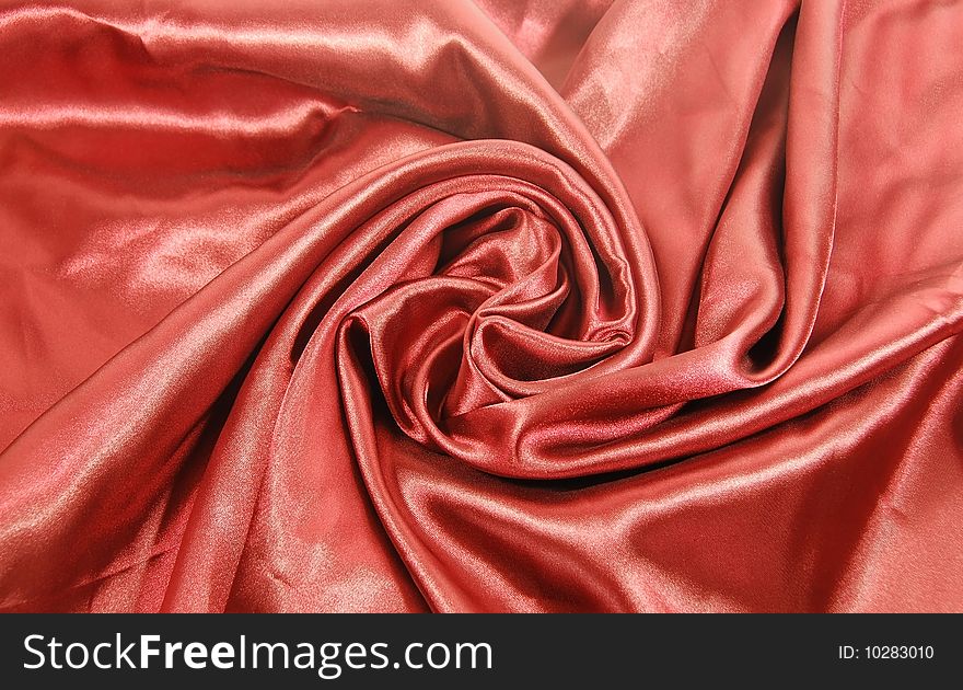 Dark red satin