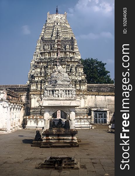 Temple in Hampi, Karnataka Province, India. Temple in Hampi, Karnataka Province, India