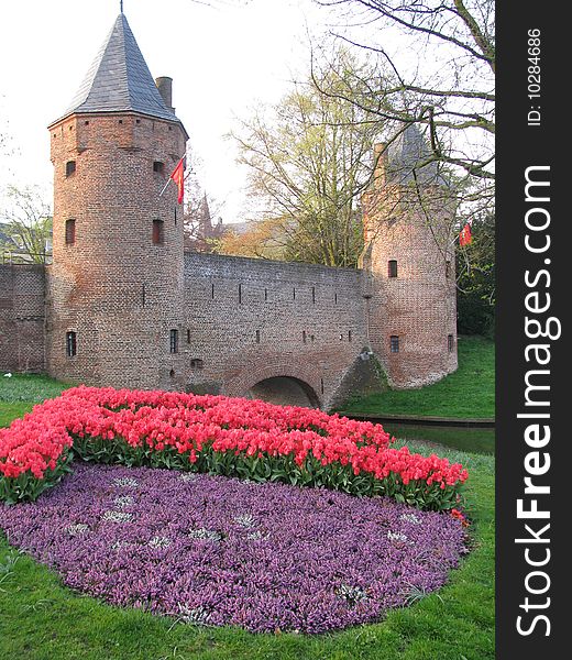 A middle age city gate of Amersfoort, Netherlands.