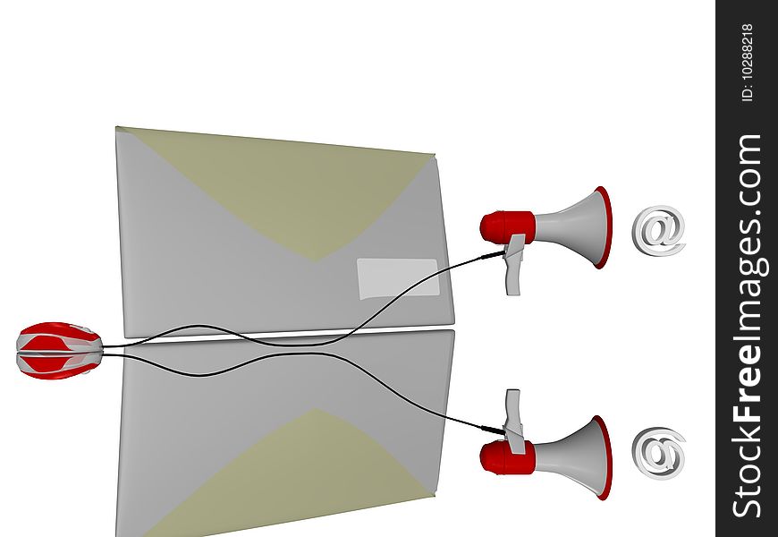 Concept of a broadband connection