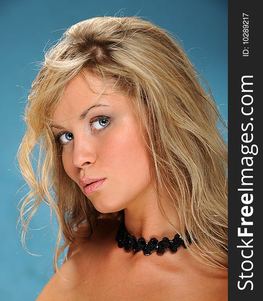 Attractive young sexy blonde woman. portrait. Attractive young sexy blonde woman. portrait.