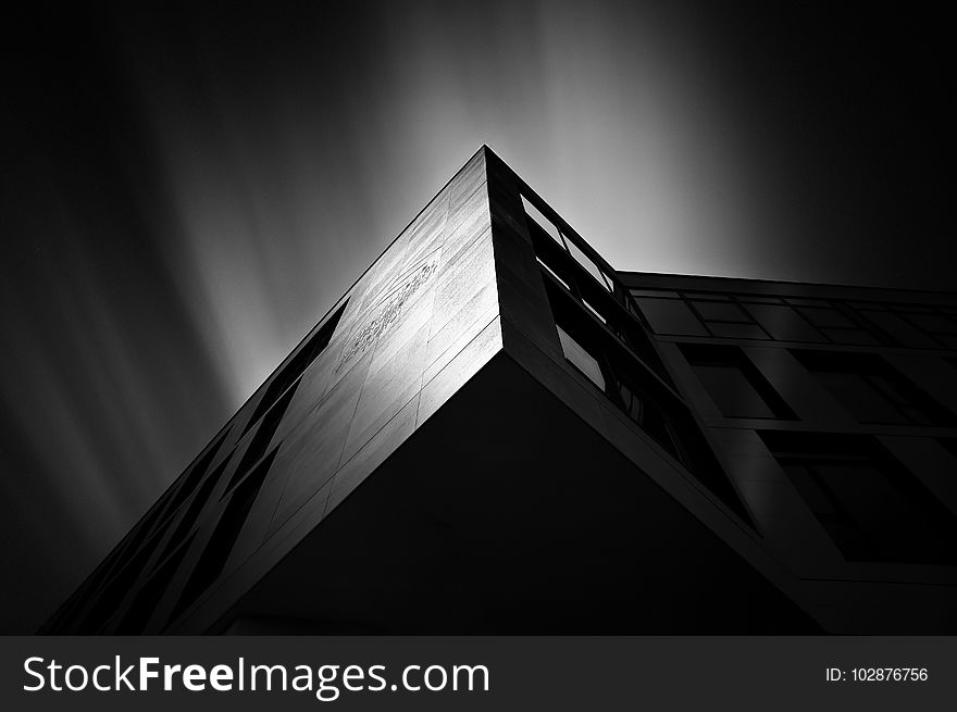 Black, Black And White, Monochrome Photography, Architecture