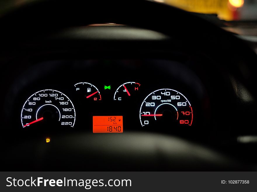 Car, Motor Vehicle, Speedometer, Vehicle