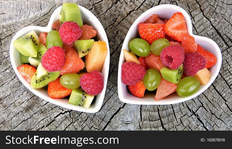 Natural Foods, Fruit, Strawberry, Vegetable