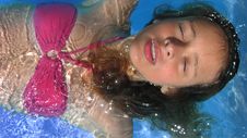 Swimming And Relaxing Stock Photography Swimming And Relaxing Stock Photography