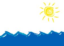 Summer Sea Royalty Free Stock Photos Summer Sea Royalty Free Stock Photos