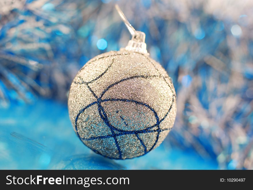 Close-up сhristmas baubles and lights. Close-up сhristmas baubles and lights