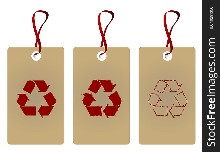 Red tags set.vector illustration. Red tags set.vector illustration.