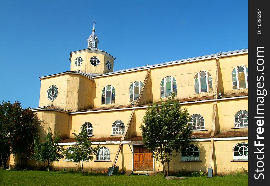 San Francisco church in Castro, Chiloe island, Chile