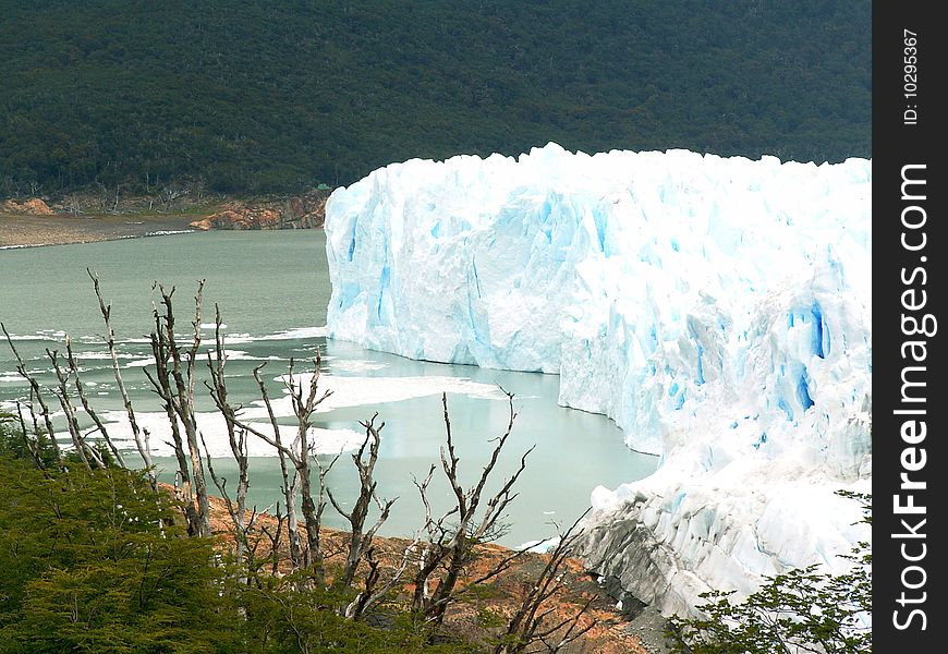 Glacier 'Perito Moreno' in southern Argentina. Glacier 'Perito Moreno' in southern Argentina