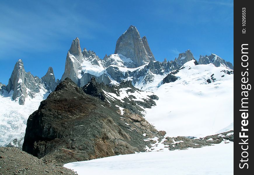 Mount Fitz Roy in southern Argentina