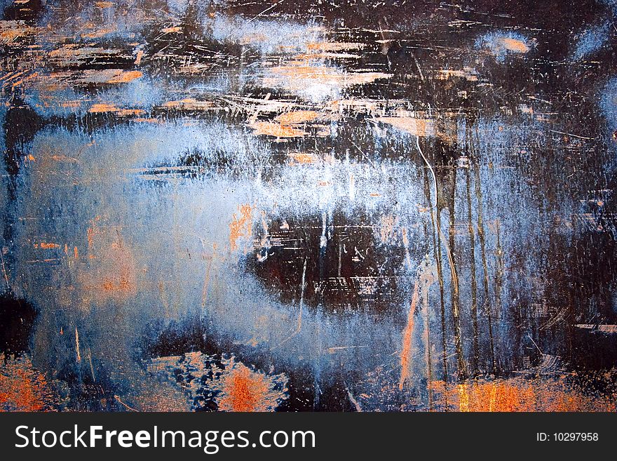 Old rusty grunge textured iron. Old rusty grunge textured iron