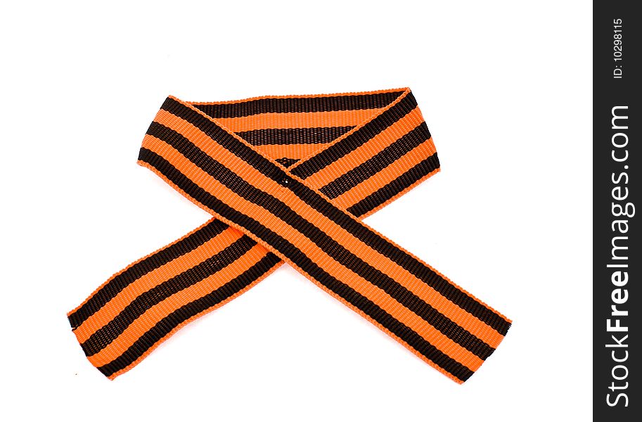 Victory symbol in a Patriotic War - the Georgievsky ribbon. Victory symbol in a Patriotic War - the Georgievsky ribbon