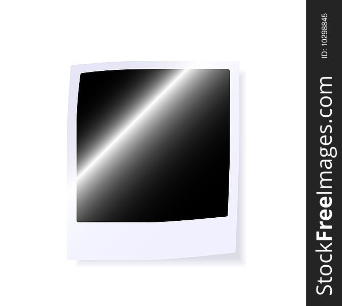 Illustration of a blank photo. Available in jpeg and eps8 format.