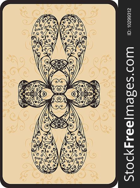 Decorative background illustration  with handrawed flowers. Decorative background illustration  with handrawed flowers