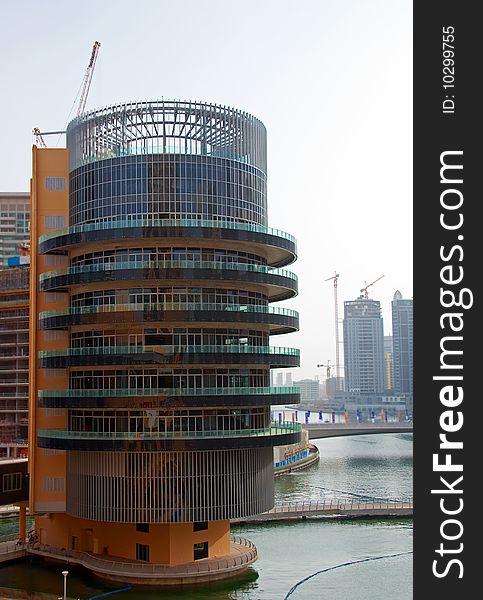 A modern Apartment building in Dubai Marina. A modern Apartment building in Dubai Marina