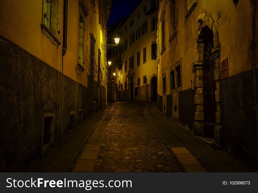 Alley, Architecture, Buildings, Dark,