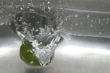 Lime Spashdown Stock Images Lime Spashdown Stock Images