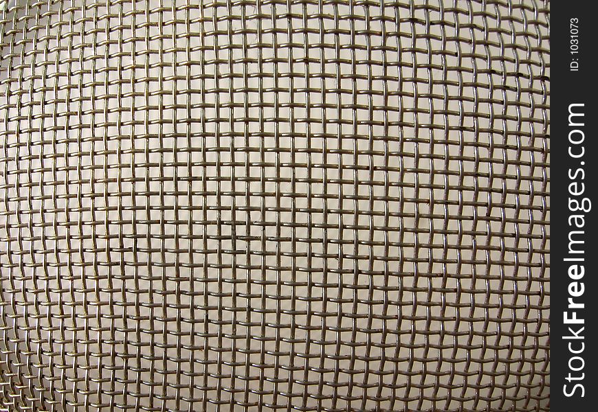 Metal sieve background