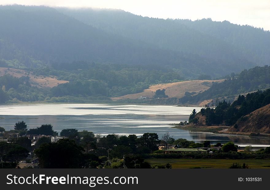 A town near Stinson Beach, CA. A town near Stinson Beach, CA