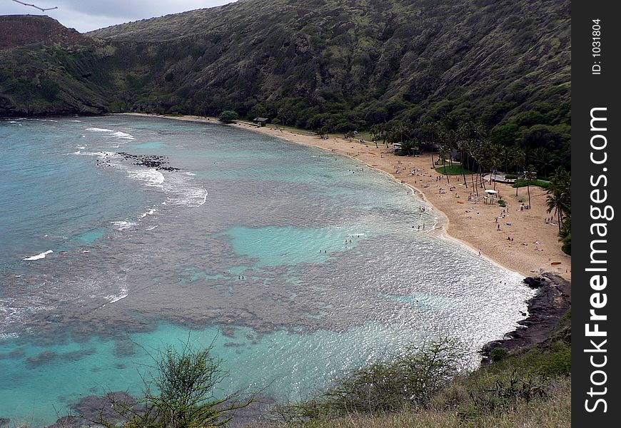 Beautiful snorkiling area, one of the most beautiful places on the island of Oahu. Beautiful snorkiling area, one of the most beautiful places on the island of Oahu