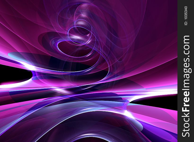 3D generated abstract background
