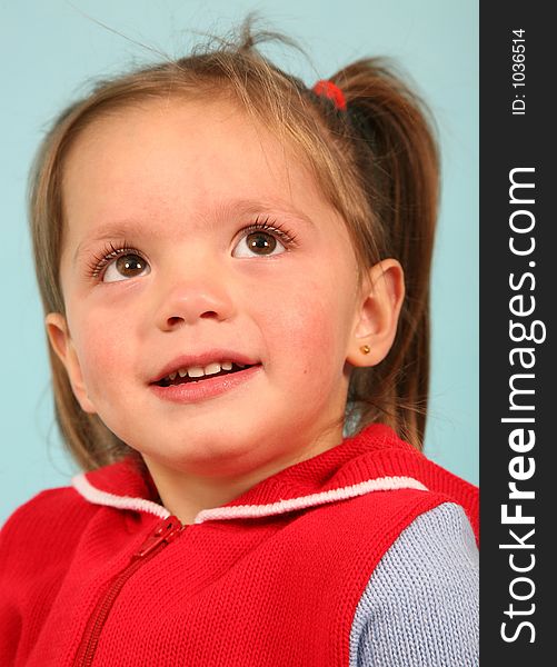 Young Girl In Studio